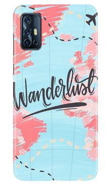 Wonderlust Travel Mobile Back Case for Vivo V17 (Design - 223)