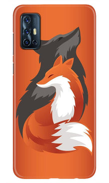 Wolf  Mobile Back Case for Vivo V17 (Design - 224)