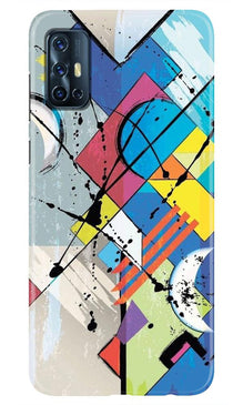 Modern Art Mobile Back Case for Vivo V17 (Design - 235)