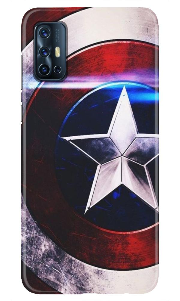 Captain America Shield Case for Vivo V17 (Design No. 250)