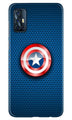 Captain America Shield Case for Vivo V17 (Design No. 253)