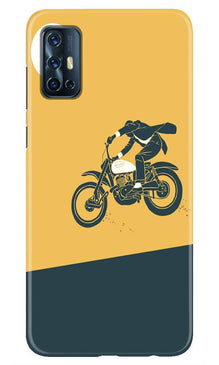Bike Lovers Mobile Back Case for Vivo V17 (Design - 256)