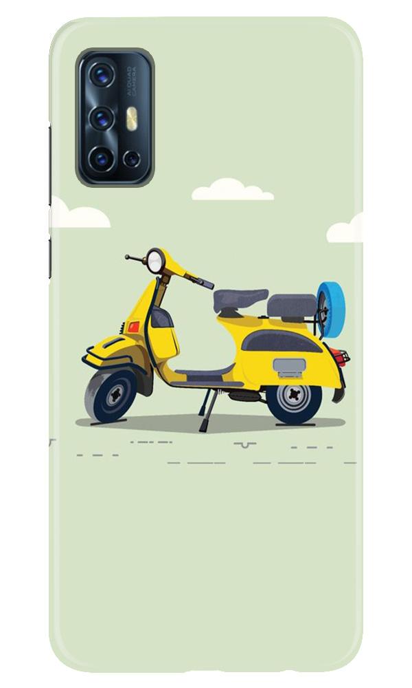 Vintage Scooter Case for Vivo V17 (Design No. 260)