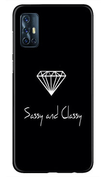 Sassy and Classy Mobile Back Case for Vivo V17 (Design - 264)
