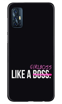 Like a Girl Boss Mobile Back Case for Vivo V17 (Design - 265)