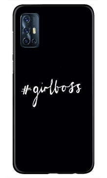 #GirlBoss Mobile Back Case for Vivo V17 (Design - 266)