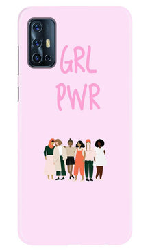 Girl Power Mobile Back Case for Vivo V17 (Design - 267)