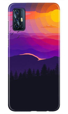 Sun Set Mobile Back Case for Vivo V17 (Design - 279)