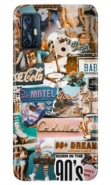 Vintage Design Mobile Back Case for Vivo V17 (Design - 284)