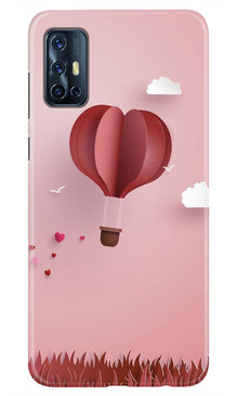 Parachute Mobile Back Case for Vivo V17 (Design - 286)