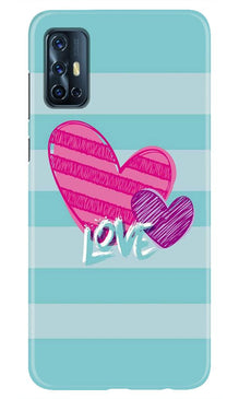 Love Mobile Back Case for Vivo V17 (Design - 299)