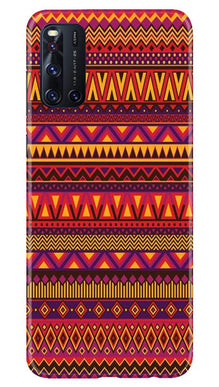 Zigzag line pattern2 Mobile Back Case for Vivo V19 (Design - 10)