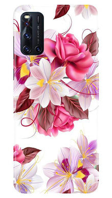 Beautiful flowers Mobile Back Case for Vivo V19 (Design - 23)