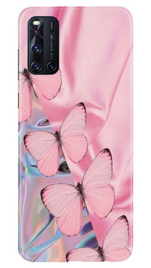 Butterflies Mobile Back Case for Vivo V19 (Design - 26)