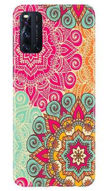 Rangoli art2 Mobile Back Case for Vivo V19 (Design - 29)