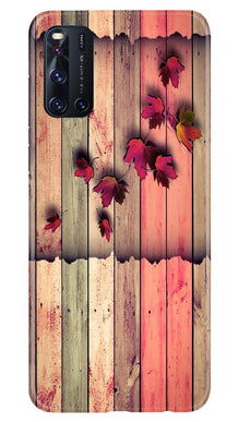 Wooden look2 Mobile Back Case for Vivo V19 (Design - 56)