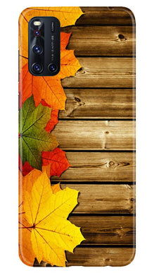 Wooden look3 Mobile Back Case for Vivo V19 (Design - 61)