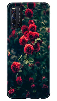 Red Rose Mobile Back Case for Vivo V19 (Design - 66)