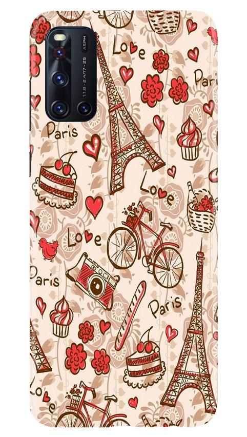 Love Paris Case for Vivo V19(Design - 103)