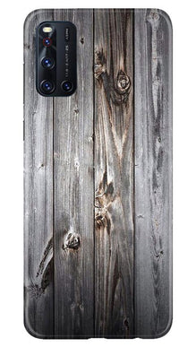 Wooden Look Mobile Back Case for Vivo V19  (Design - 114)