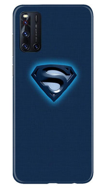 Superman Superhero Mobile Back Case for Vivo V19  (Design - 117)