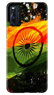 Indian Flag Mobile Back Case for Vivo V19  (Design - 137)