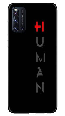 Human Mobile Back Case for Vivo V19  (Design - 141)