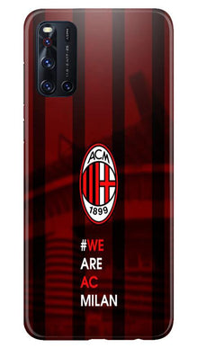 AC Milan Mobile Back Case for Vivo V19  (Design - 155)