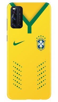 Brazil Mobile Back Case for Vivo V19  (Design - 176)