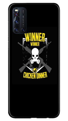 Winner Winner Chicken Dinner Mobile Back Case for Vivo V19  (Design - 178)