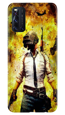 Pubg Mobile Back Case for Vivo V19  (Design - 180)