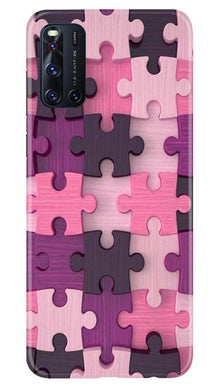 Puzzle Mobile Back Case for Vivo V19 (Design - 199)