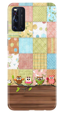 Owls Mobile Back Case for Vivo V19 (Design - 202)