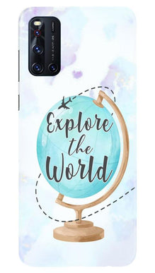 Explore the World Mobile Back Case for Vivo V19 (Design - 207)