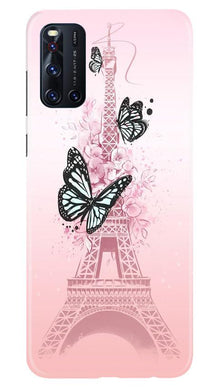 Eiffel Tower Mobile Back Case for Vivo V19 (Design - 211)