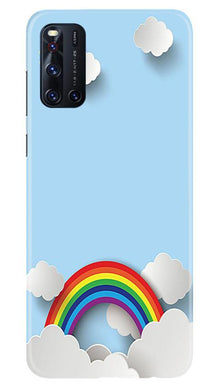 Rainbow Mobile Back Case for Vivo V19 (Design - 225)