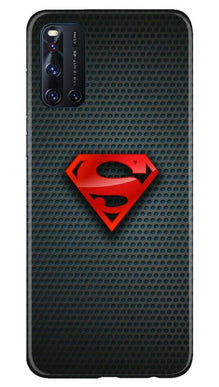 Superman Mobile Back Case for Vivo V19 (Design - 247)