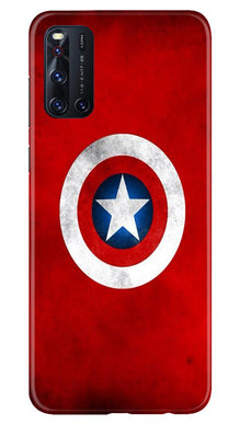 Captain America Mobile Back Case for Vivo V19 (Design - 249)