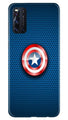 Captain America Shield Case for Vivo V19 (Design No. 253)