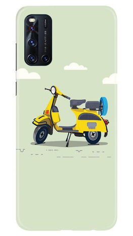 Vintage Scooter Case for Vivo V19 (Design No. 260)