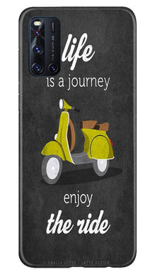 Life is a Journey Mobile Back Case for Vivo V19 (Design - 261)