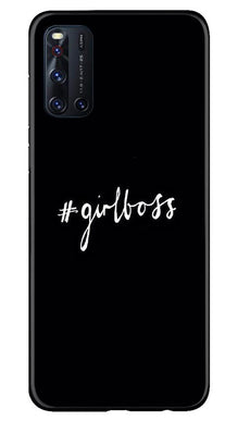 #GirlBoss Mobile Back Case for Vivo V19 (Design - 266)