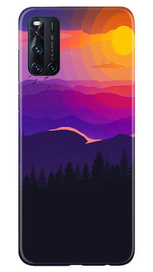 Sun Set Mobile Back Case for Vivo V19 (Design - 279)