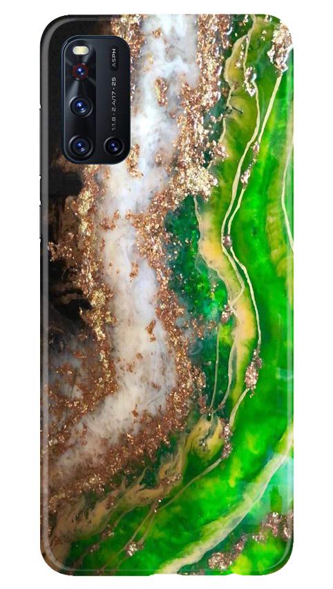 Marble Texture Mobile Back Case for Vivo V19 (Design - 307)