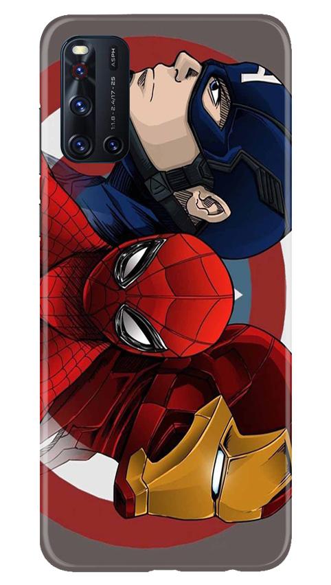 Superhero Mobile Back Case for Vivo V19 (Design - 311)