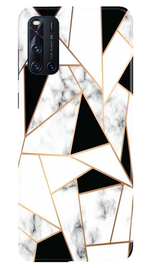 Marble Texture Mobile Back Case for Vivo V19 (Design - 322)