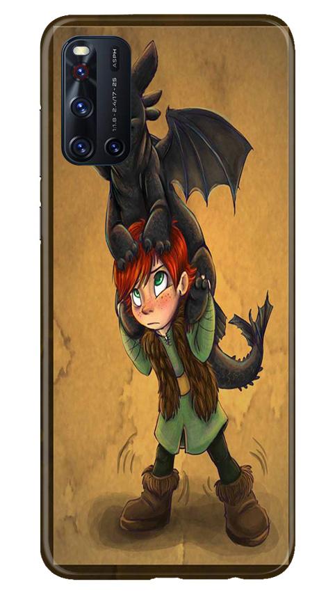 Dragon Mobile Back Case for Vivo V19 (Design - 336)