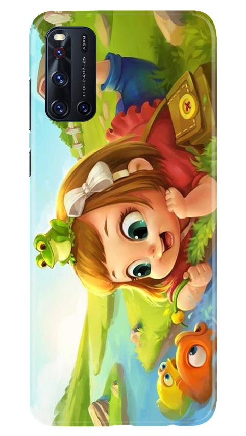 Baby Girl Mobile Back Case for Vivo V19 (Design - 339)