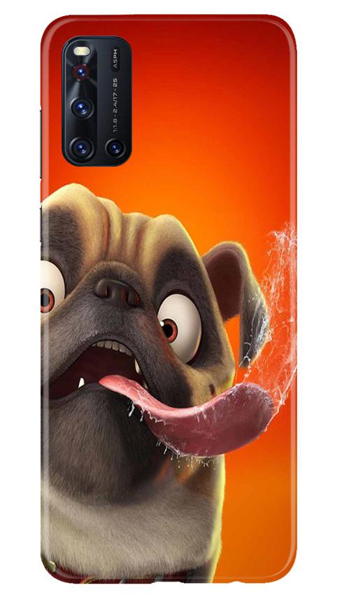 Dog Mobile Back Case for Vivo V19 (Design - 343)