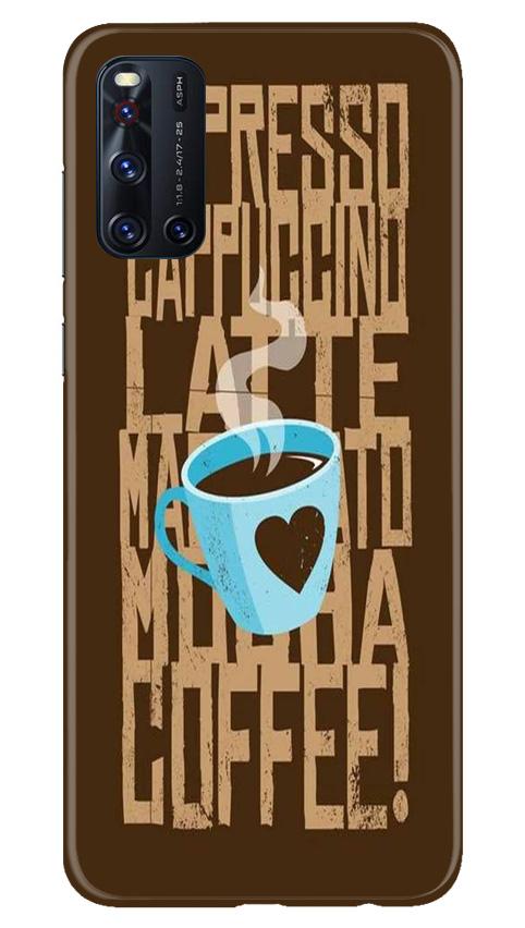 Love Coffee Mobile Back Case for Vivo V19 (Design - 351)